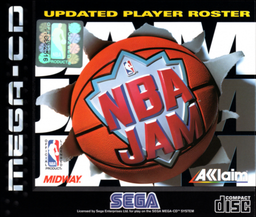 NBA Jam (Japan) Sega CD Game Cover